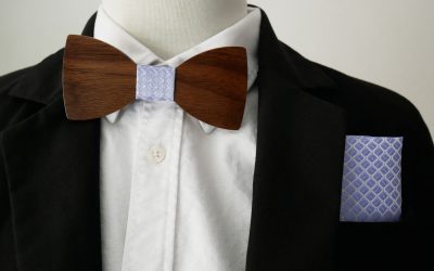 Tendance : les nœuds papillon en bois