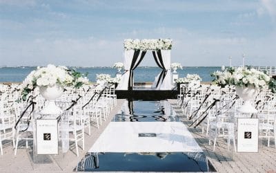 Déco noir et blanc pour un mariage : un classique intemporel !