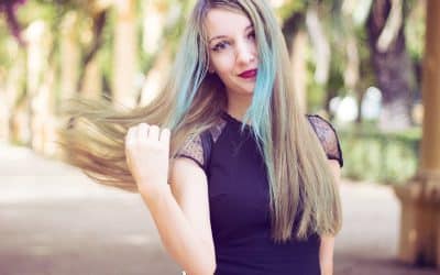 Gros plan sur la perruque lace Front